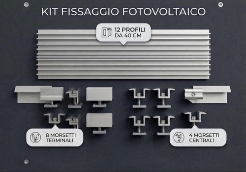 Kit fissaggio fotovoltaico - fissaggio,