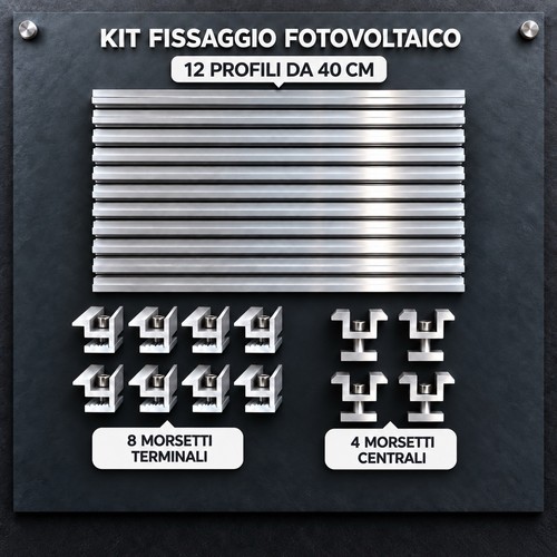 Kit fissaggio fotovoltaico - fotovoltaico,