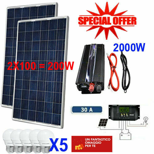 Kit fotovoltaico pwm - kit,