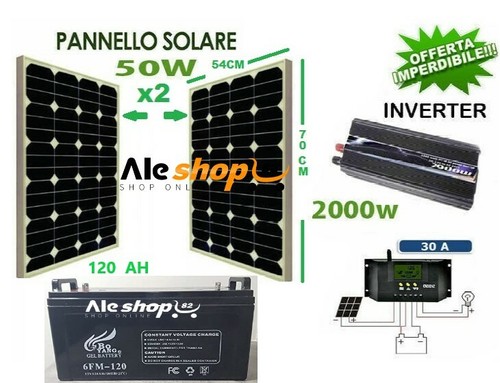 Kit fotovoltaico per casa - kit,