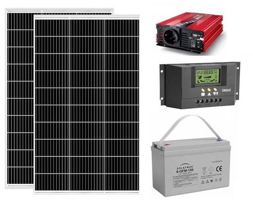 Kit fotovoltaico isola 2kw - kit,