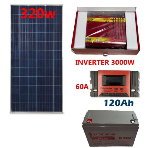 Kit fotovoltaico 3kw - fotovoltaico, 1/2/3kw