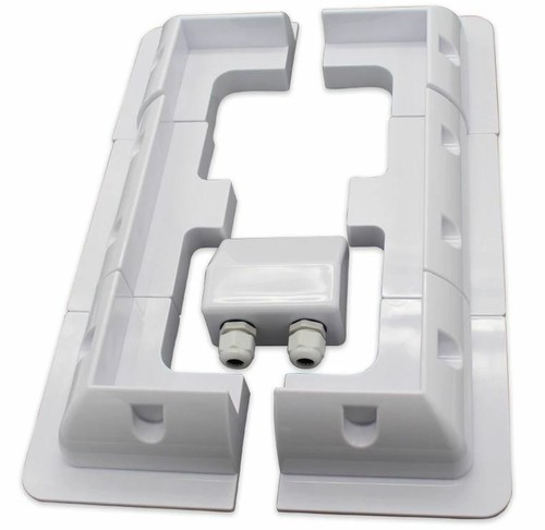 Kit staffe abs per fissare - in,