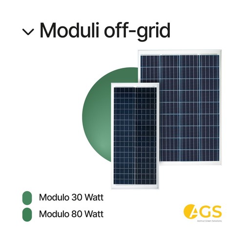 Pannello fotovoltaico off grid - fotovoltaico, off-grid