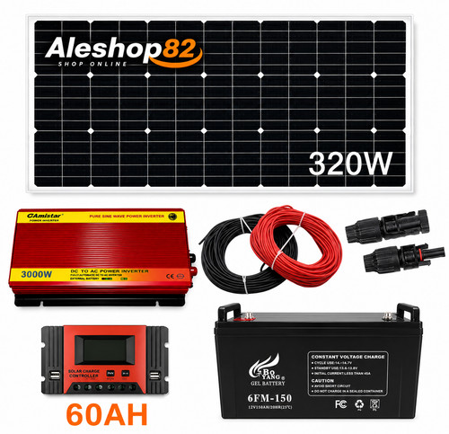 Kit fotovoltaico 3kw pannello - kit,