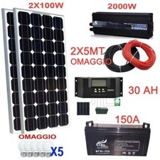 Kit Fotovoltaico 2 KW Pwm