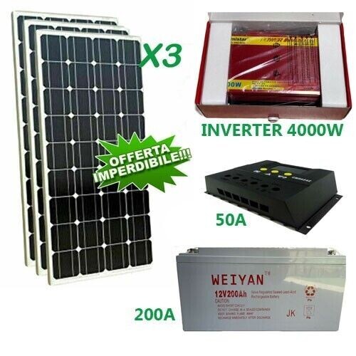 Kit fotovoltaico 3kw - kit,