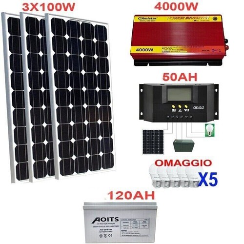 Kit fotovoltaico kw - 3,